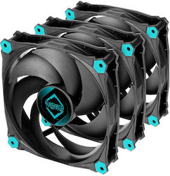 Iceberg Thermal IceGALE Silent PWM Вентилатор за кутия 120мм 3бр Черен Iceberg Thermal IceGALE Silent PWM Вентилатор за кутия 120мм 3бр Черен
