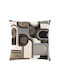 Decorative Pillow Case L-C Stacy From 100% Cotton Gray 40x40cm