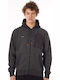 Men's Sweatshirt with Hood Pencil Melange