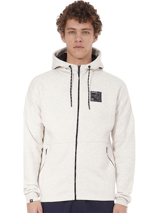 Hoodie with Oat Melange Colour