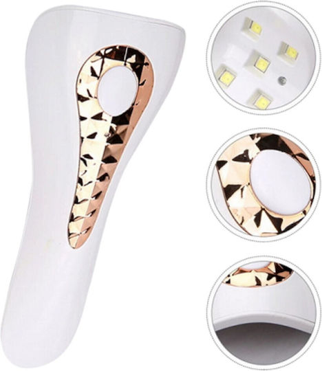YC01 Lampă pentru Uscare a Unghiilor UV / LED 18W Auriu
