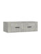 Cabinet Wall Grey Concrete 80x36x25cm