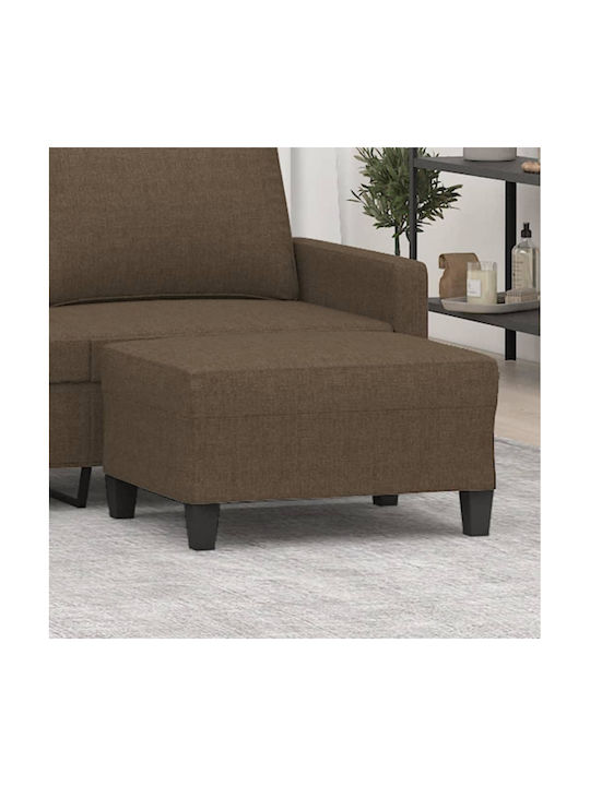 Stoff Fußhocker Braune 70x55x41cm