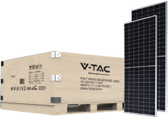 V-TAC 11551 Монокристален Соларен Панел 450W 1722x1134x30мм