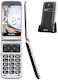 Tokvia T288 Single SIM Handy mit Großen Tasten Schwarz