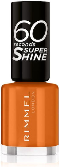 Rimmel 60 Seconds Super Shine Gloss Nail Polish Long Lasting Quick Dry 151 Tan Lines & Good Times 8ml