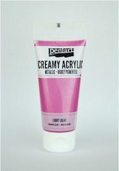 Pentart Creamy Acrylic Metallic Metallic Light Lilac