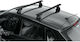 Nordrive Aluminum Car Roof Bars 120cm Universal Set Without Legs Black