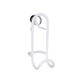 Wenko Classic Plus White 22753100 Κρεμαστράκια με Βίδα Μεταλλικά Λευκά 2τμχ