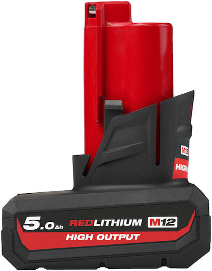 Milwaukee Батерия за Инструменти Литиеви 12V с Капацитет 5Ах M12 HB5