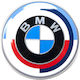 Car Brand Logo BMW Series 1 / X5 / F40 / F20 50th Anniversary Emblem for BMW Series 1/2/8/X5 F44/G14/F91/F40/F20/F21/F22