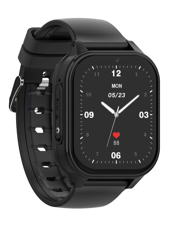 Wonlex Παιδικό Smartwatch KT19 με GPS & Κάμερα Μαύρο