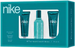 nike Turquoise Vibes Men's Set with Eau de Toilette 3pcs