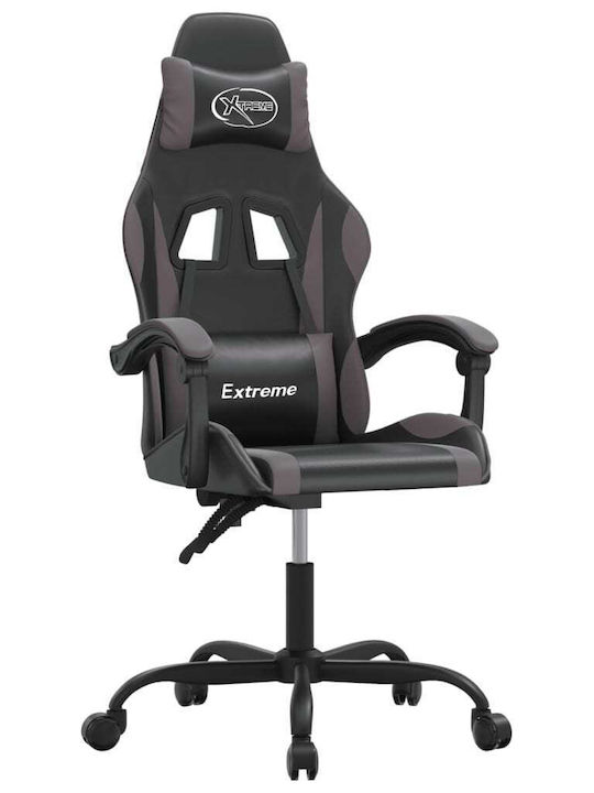 vidaXL 3143870 Καρέκλα Gaming Δερματίνης Μαύρη