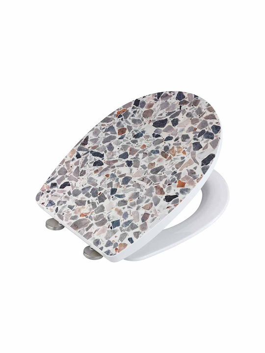 Wenko Terrazzo Καπάκι Λεκάνης Πλαστικό 45x36.5cm Πολύχρωμο