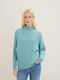 Tom Tailor Damen Langarm Pullover Hellblau