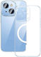 Baseus Crystal Задна корица Силикон 0.1мм Магнитен Прозрачен (iPhone 14)