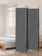 vidaXL Decorative Room Divider Fabric with 4 Panels 200x220cm