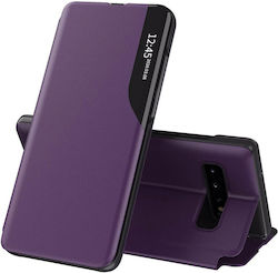 Techsuit eFold Series Carte Piele artificială Violet (Galaxy S10) 125918