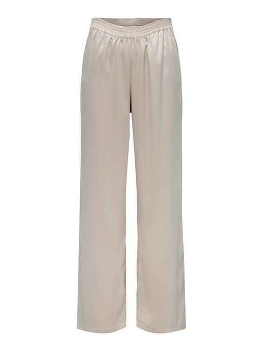 Only Damen Stoff Hose Creme