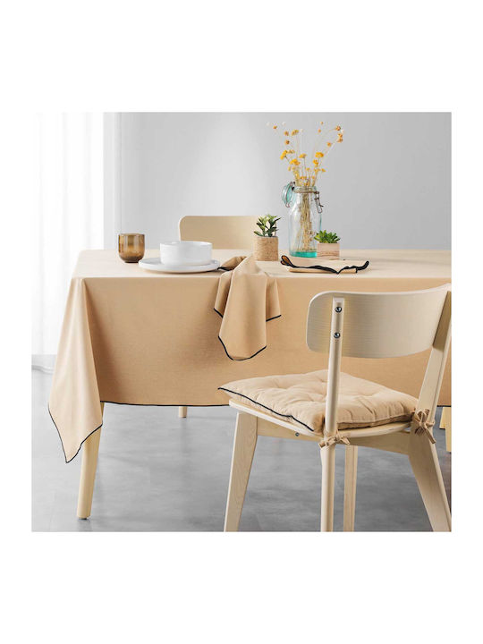 Tablecloth Cotton L-C Mistraline Beige 140x240cm