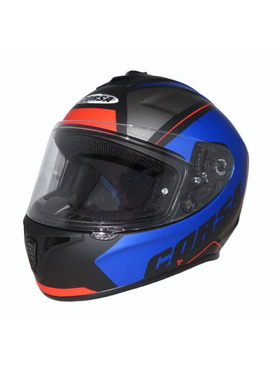 Corsa Blade CN112 Matt Black / Blue Motorcycle ...