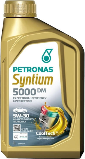 Petronas Syntium 5000DM Συνθετικό Λάδι Αυτοκινήτου 5W-30 1lt