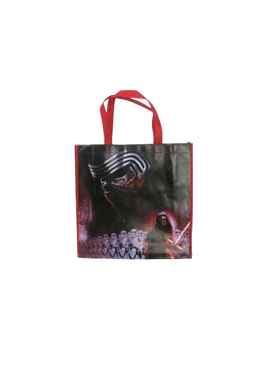 Shopping bag for boys in red color Star Wars Elam Troopers 38x38cm (100%PU)