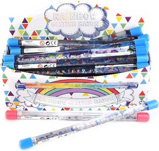 Zauberstab mit Wasser und Glitzer Karneval Zauberstab 1Stück (Μiverse Farben)