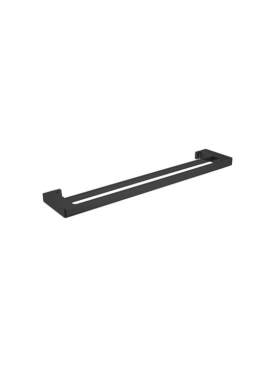 Sparke Palmia 12 Double Wall-Mounted Bathroom Rail ​60x60cm Black SR-06.19.042.02