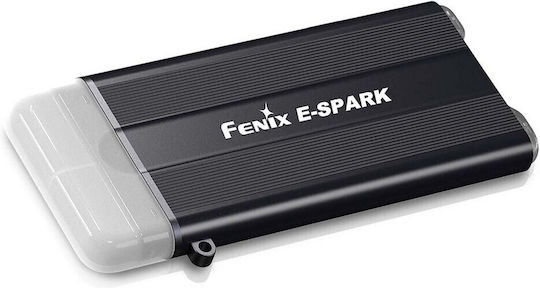Fenix Rechargeable Keychain Flashlight LED IP24 with Maximum Brightness 100lm Black