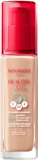 Bourjois Healthy Mix Clean Liquid Foundation 51.5C Rose Vanilla 30ml