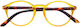Gian Marco Venturi Palermo Lesebrille +3.50 in Gelb Farbe