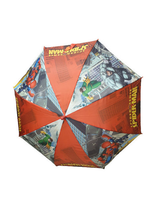 Chanos Umbrelă pentru copii Baston automată roșie cu diametrul de 88cm.