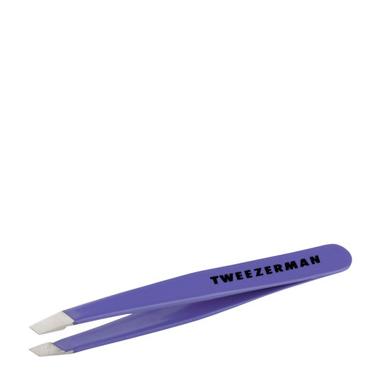 Tweezerman Eyebrow Tweezer with Slanted Nose Mini Slant Purple