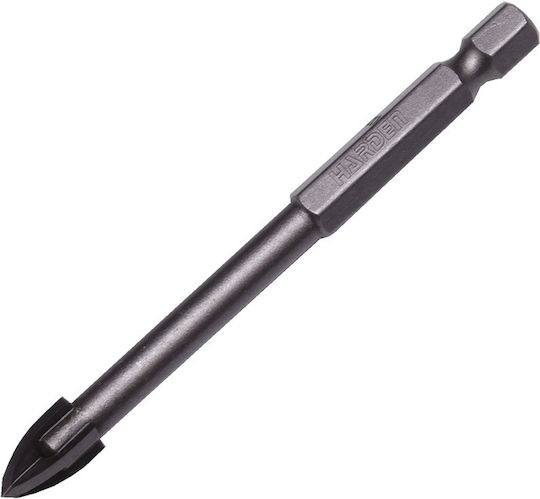 Harden Four-Cut Drill Carbide with Hexagonal Shank for Glass και Tiles 10mm
