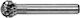 Yato Cutter Bit Carbide for Straight Cutting in Metal \ Aluminum 10mm