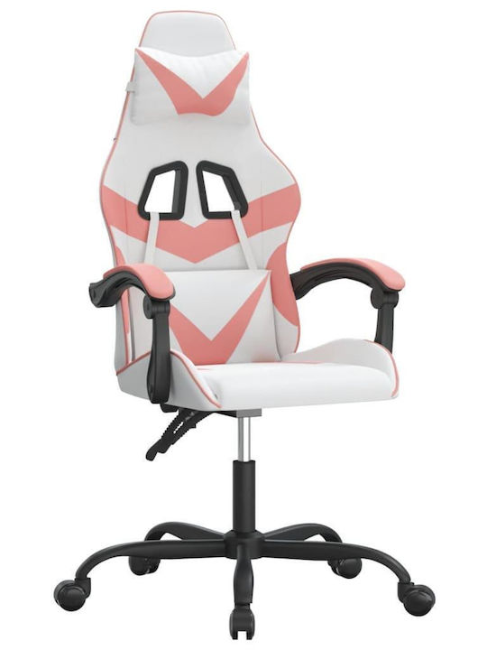 vidaXL 349552 Gaming Stuhl White / Pink