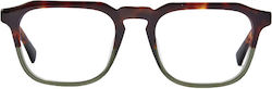 Hawkers Gamay Acetate Blue Light Blocking Glasses Bi Green Carey