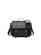 Ozuko Ανδρική Τσάντα Ώμου / Χιαστί σε Μαύρο χρώμα