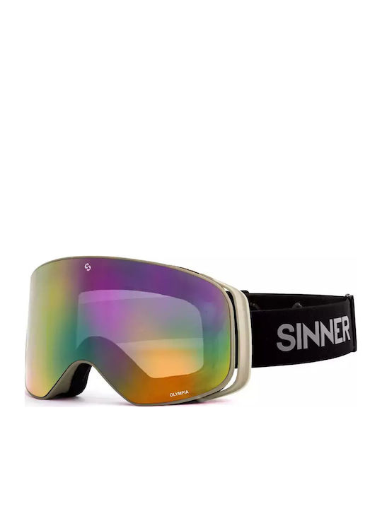 Sinner Olympia Ski & Snowboard Goggles Kids Gra...