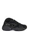 Asymmetrical Herren Chunky Sneakers Schwarz