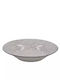 Sidirela Terra Plate Soup made of Porcelain Black with Diameter 20cm