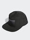 Performance Logo Jockey mit geradem Schirm Schwarz