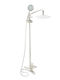 XZ 22018 Shower Column with Bathtub Mixer 122cm Silver