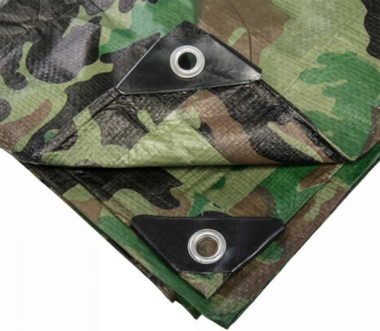 Bradas Αδιάβροχος Μουσαμάς 90gr/m² 5x3μ. Ελαφρού Τύπου Χακί