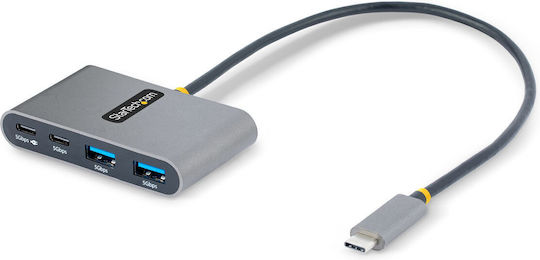 StarTech Hub 4 Θυρών USB 3.2 με σύνδεση USB-C Γκρι