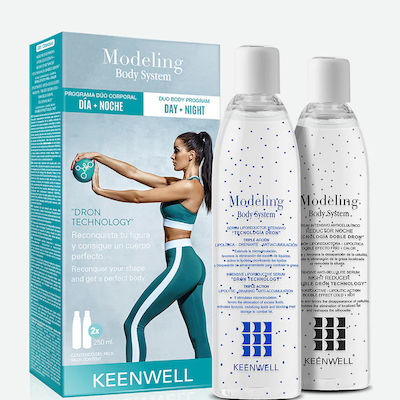 Keenwell Modeling Body System Skin Care Set for Firming with Serum Duo Dron Technology