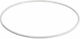 Rayher Metal Decorative Wreath for DIY Crafts White 15x15cm