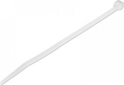 Powertech Pack of 100pcs White Plastic Cable Ties 200x6mm TIES-065